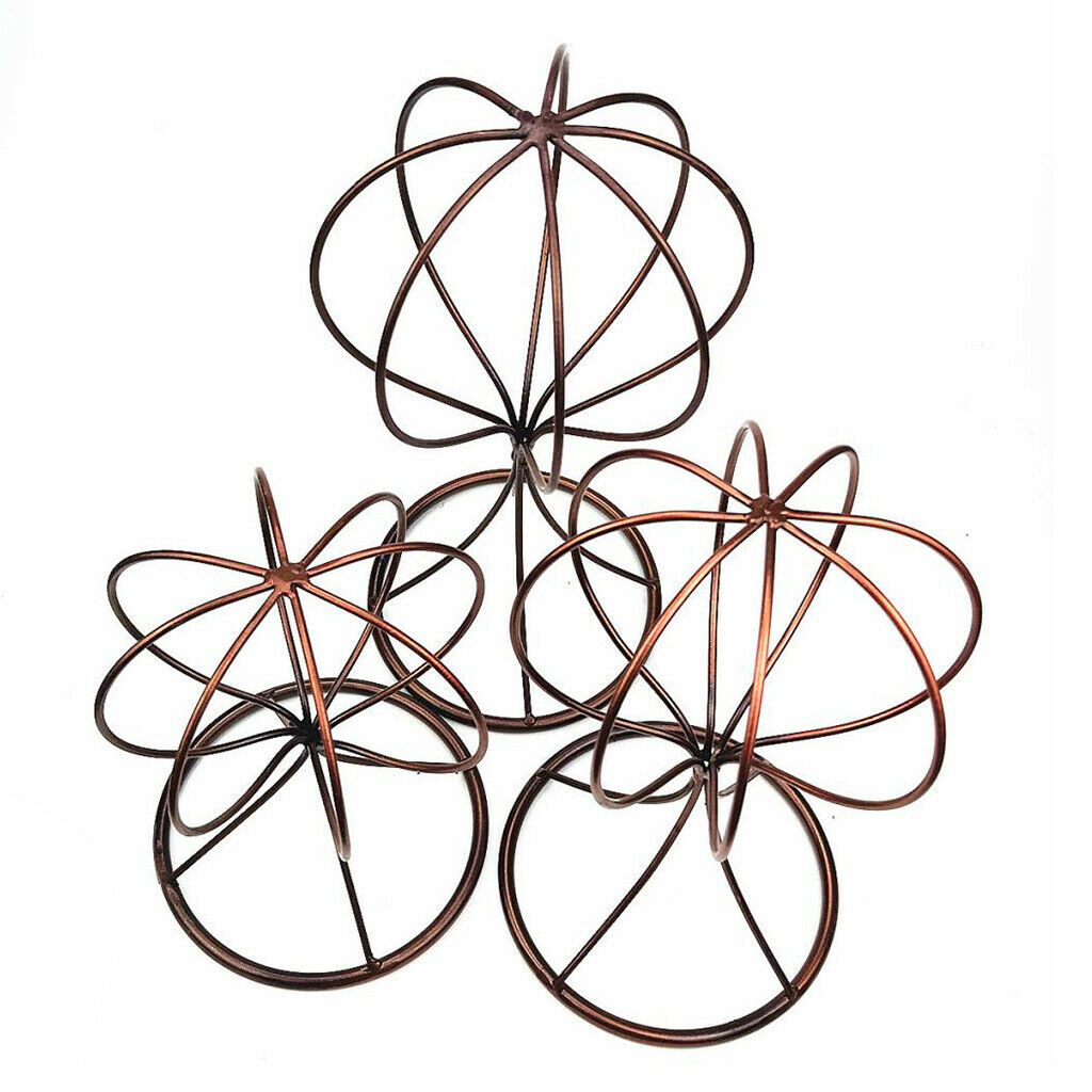 Balloon Style Metal Hat Helmet Holder Tabletop Wig Display Stand Rack 32cm