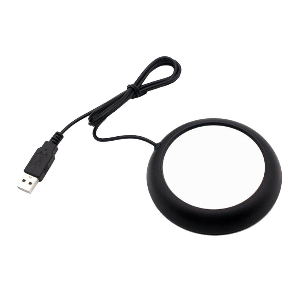2 Packs USB Coffee Tea Mug Warmer Heating Pad Cup Mat Coaster 4inch Gift