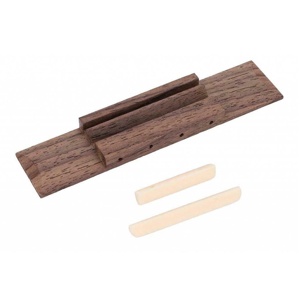 Ukulele Rosewood Bridge Saddle Saddle Nut For Hawaii Guitar Replacement