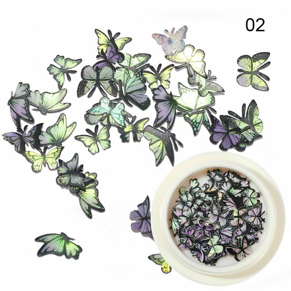 Pattern Wood Pulp Flakes Nail Paillettes Ultrathin Holographic Nail Art Sequins