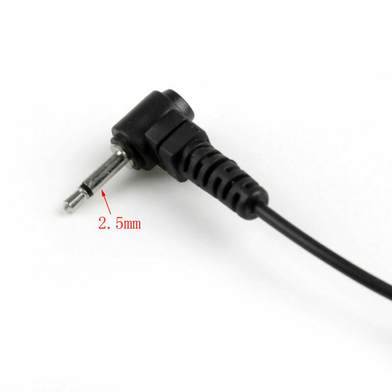 1x 2.5mm Listen Only Curve D-Shape Headset PTT For  T6200 T6220   AT2