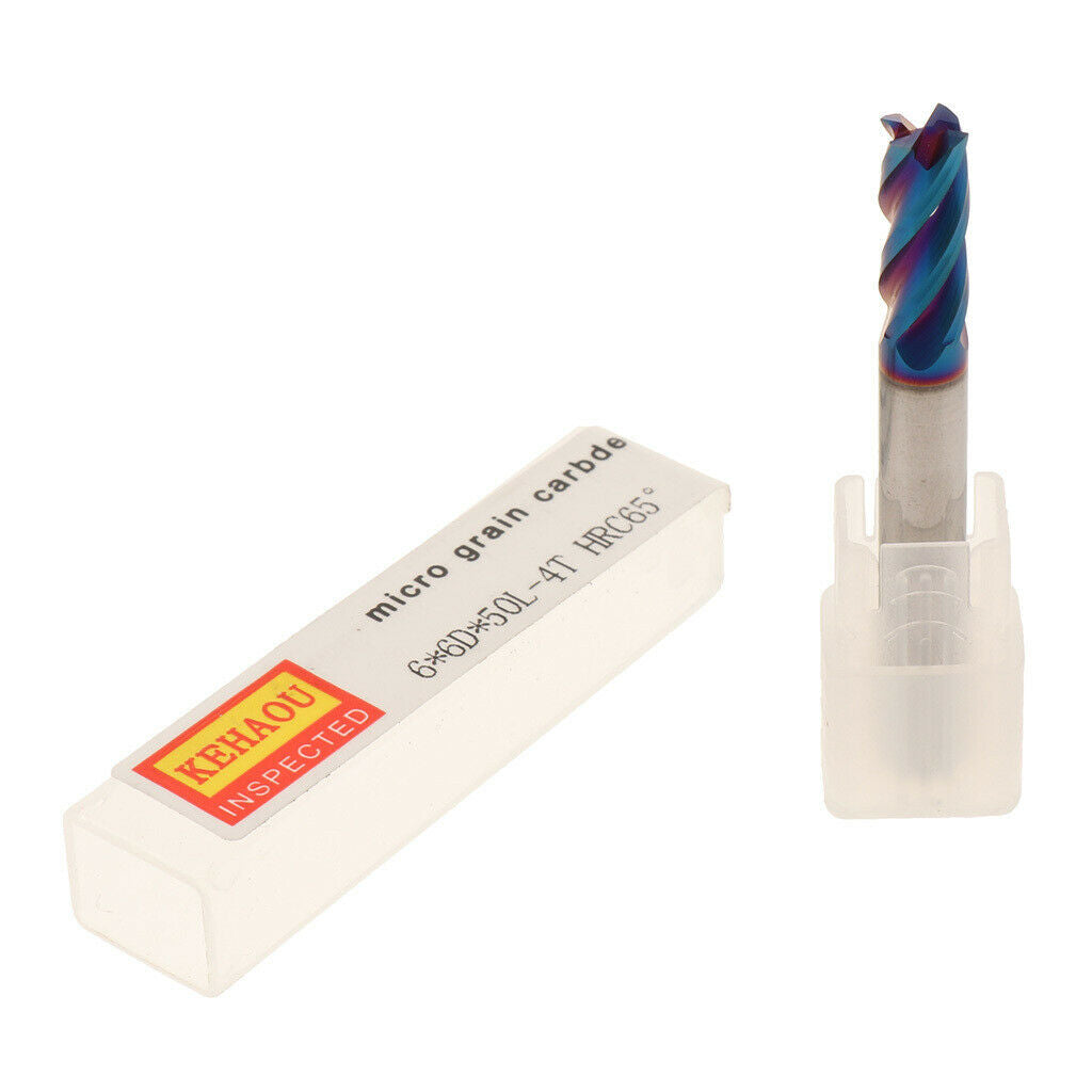 4 Flute Tungsten Carbide End Mills / CNC Machine Mills