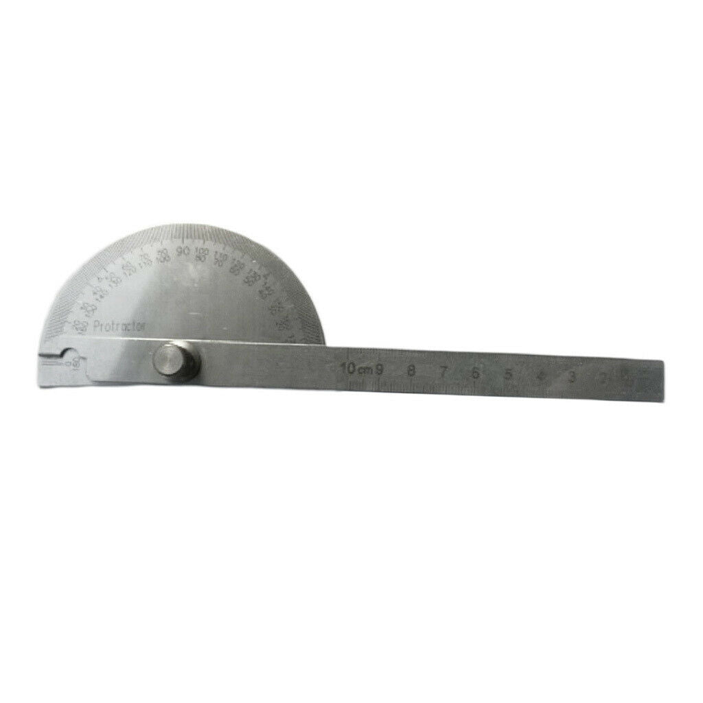 2 X 180 Degree Protractor Ruler Angle Finder 145 & 150mm Durable Hand Tools