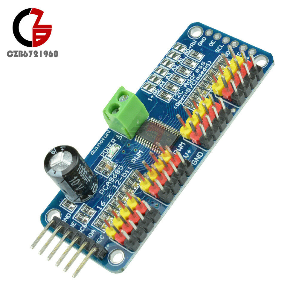 16 CH 12-bit PWM Servo Shield Driver-I2C interface-PCA9685 For Arduino Robot