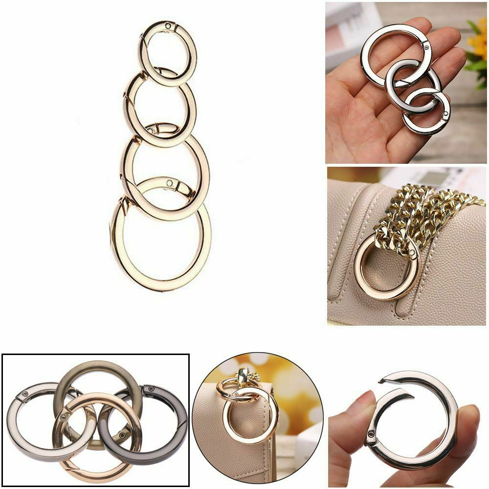 Snap Clasp Clip Bag Belt Buckle Spring O-Ring Buckles Carabiner Purses Handbags