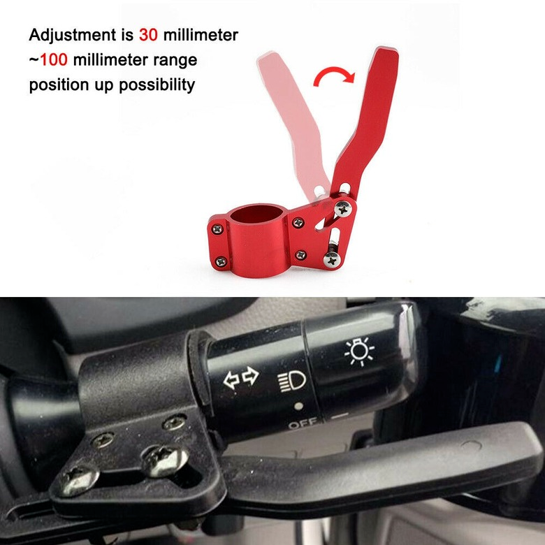Steering Wheel Turn Signal Lever Position Up Turn Rod Extension Extender - Black