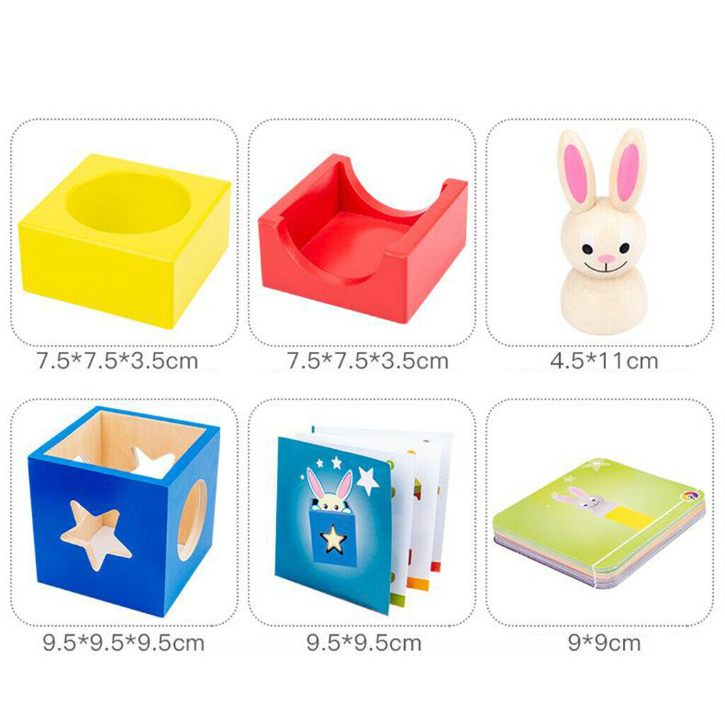 Wooden Building Block Set Natural Wood Stacking Kindergarten Educational