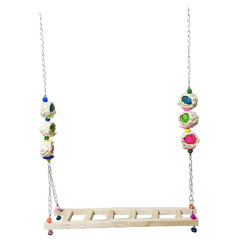 2x Handmade Chicken Ladder Parrots Perch Stand Chicken Large Birds Parrots