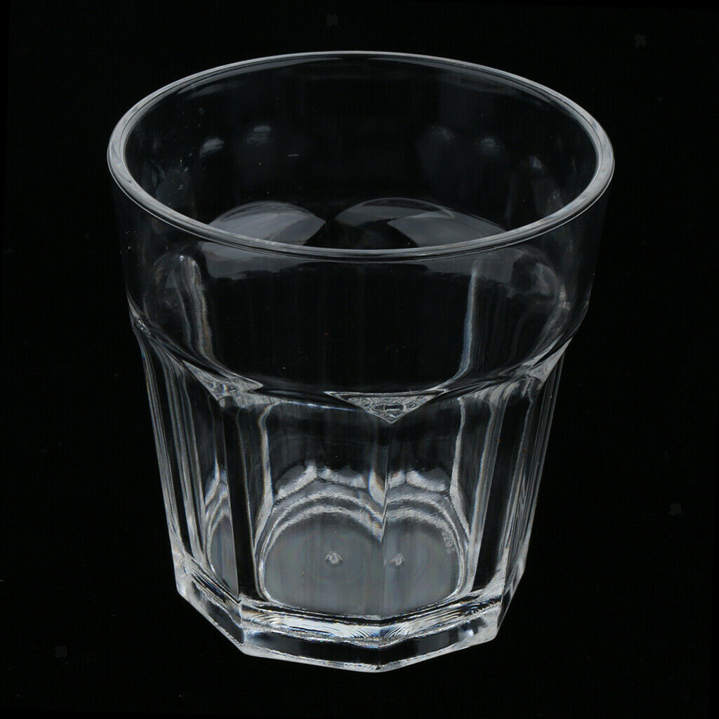 2 Pcs 210ml Acrylic Tumbler Soda Cups Drinking Glasses Water Tea Juice