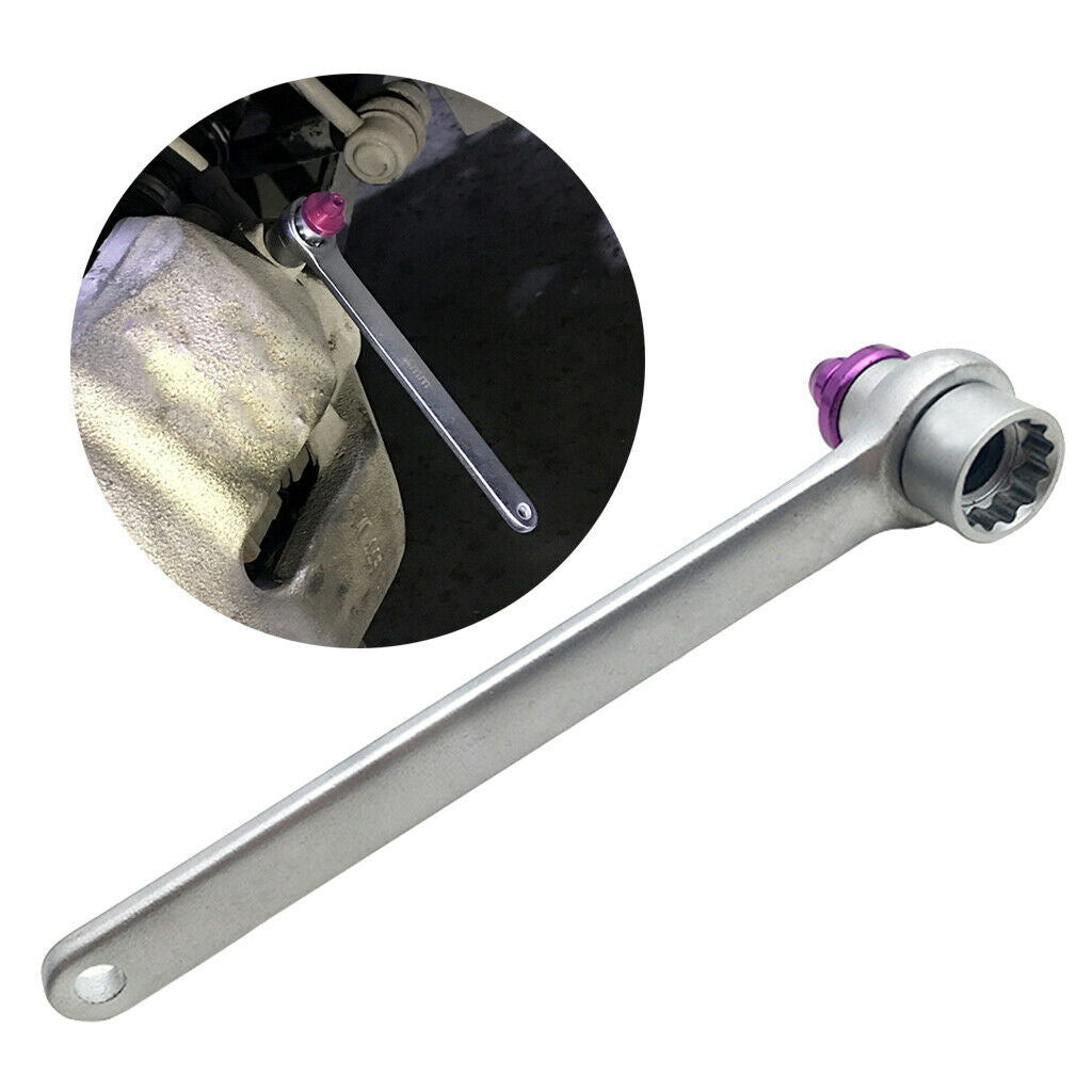 11mm Auto Hydraulic Clutch System Brake Bleeder 12 Point Wrench Oil Drainer