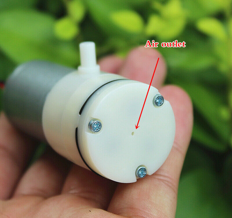 1pcs DC 3.7V 370 vacuum pump With line Self-priming pump copper carbon brush
