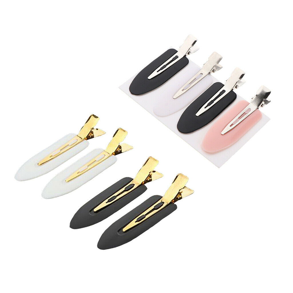 8x Durable Plastic No Bend Hair Clips Headwear Hairstyle Styling Tool Clamps