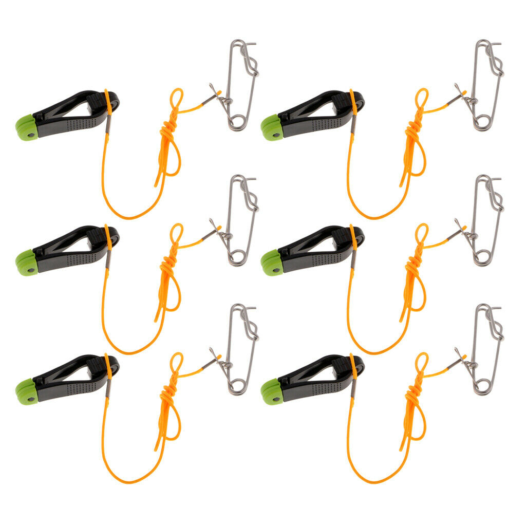 6X Heavy-Duty Power Grip Snap Release Clip w/ Leader for Offshore Fishing