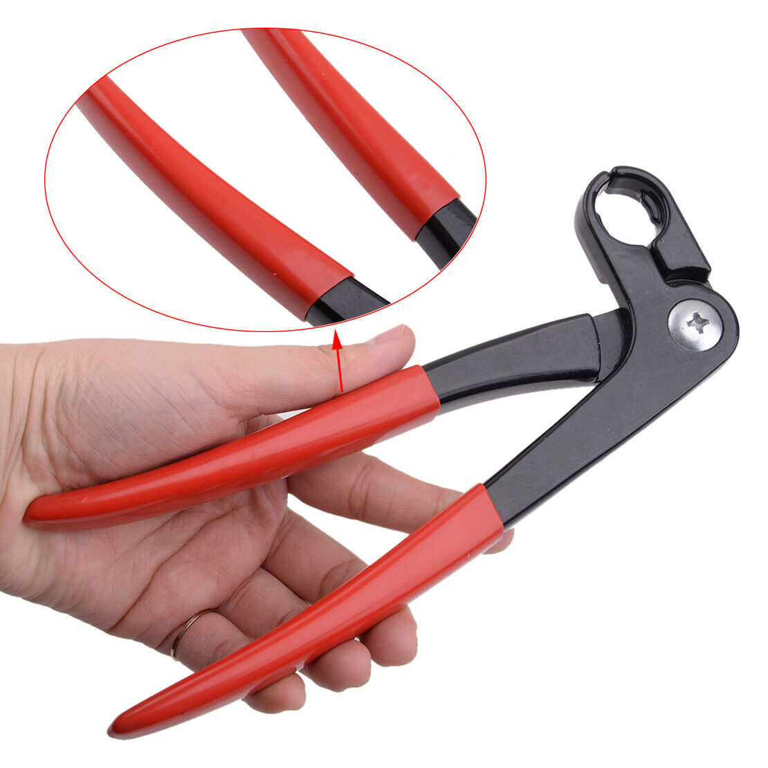 1x Car 22cm Fuel Feed Pipe Plier Grips In Line Tubing Filter Removal Tool