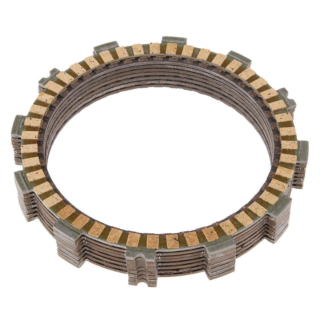 8 Pieces Performance Clutch Friction Plates for Kawasaki KFX450R ATV