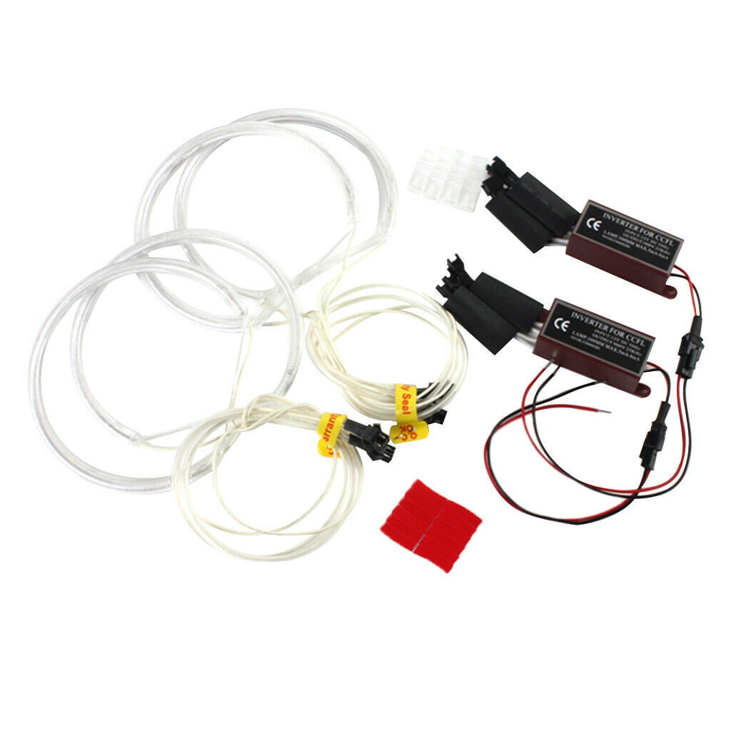 4pcs 131mm Car CCFL LED Angel Eyes Halo Rings for BMW E36 E38 E39 E46 White