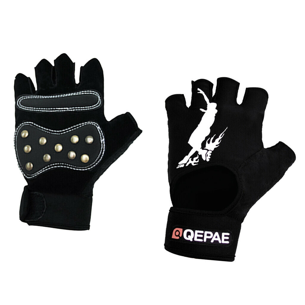 Half Finger Cycling Gloves Gel Pad Gloves Riding Mitt Anti-Slip and Shock L