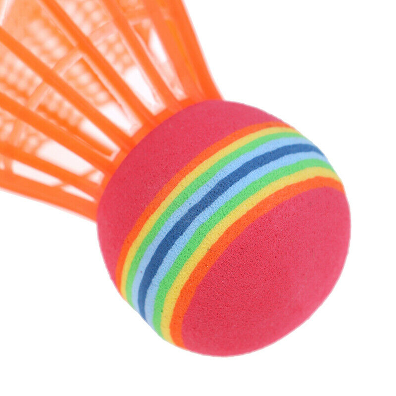 12 PCS Badminton EVA Rainbow Ball Head Nylon Badminton Feathers For Game .l8