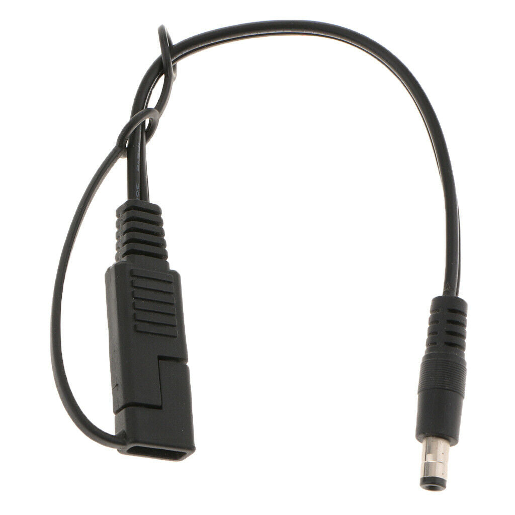 18AWG 10A SAE to DC5521 Power Adapter Cable for Car Solar Battery 200mm