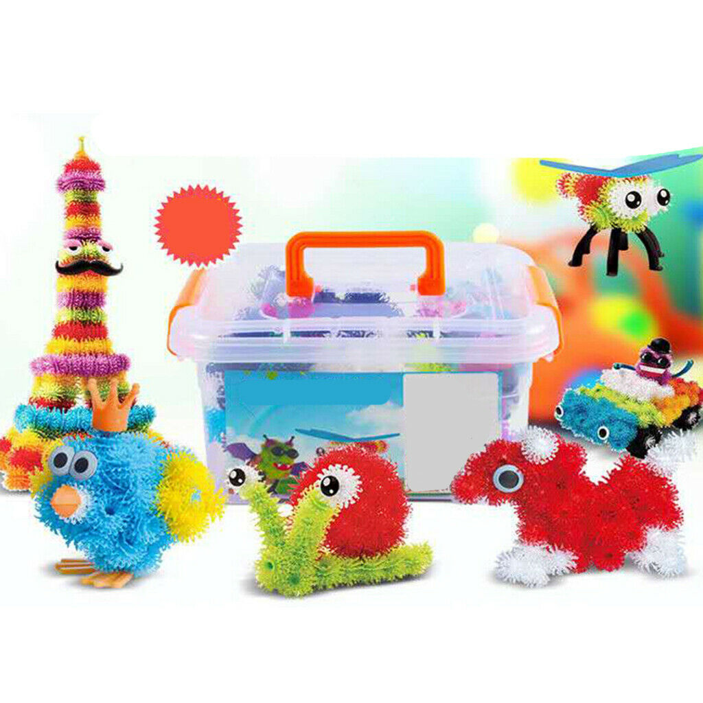 400Pieces DIY Early Educational Sticky Balls Learning Toys for Boys Kids