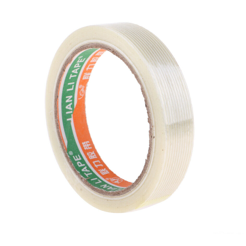 20 Mm * 25 M Strong Glass Fiber Tape Transparent Striped One-sided Adhesive Tape