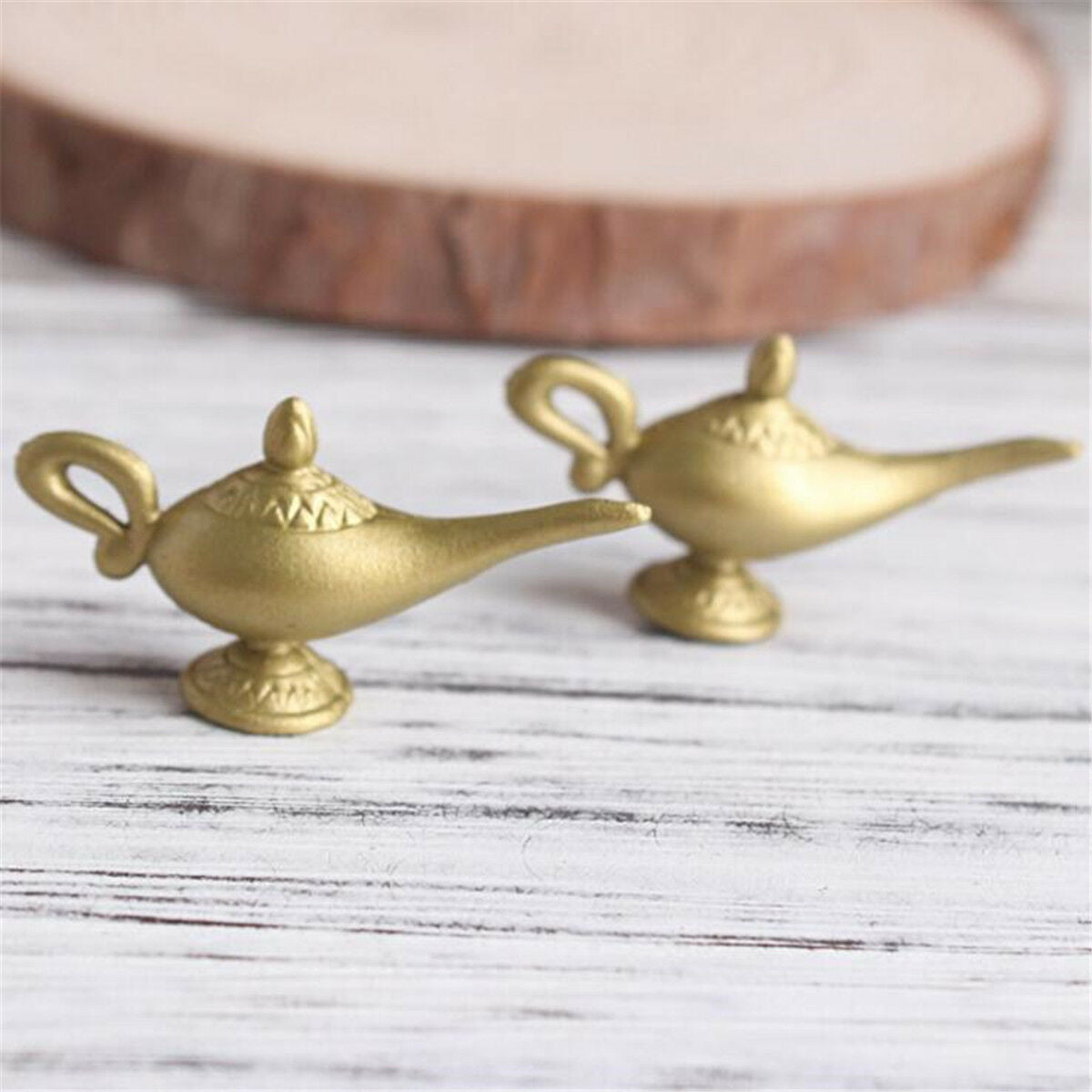 5PCS Mini Aladdin Genie Lamp Miniatures Fairy Garden Decor Moss Micro Landscape