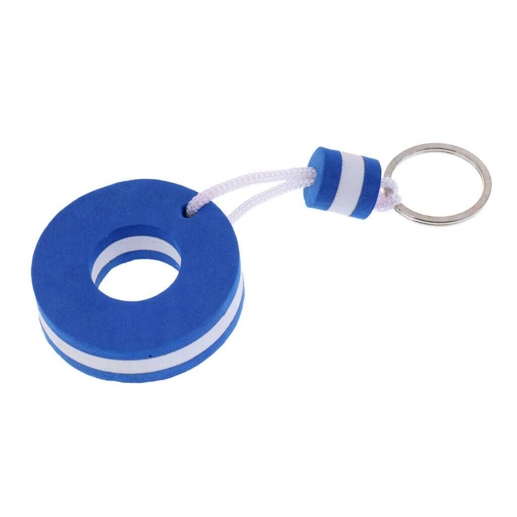 4Pcs Novelty Foam Floating Keychains Keyring Key Ring Surfing Sailing Floats