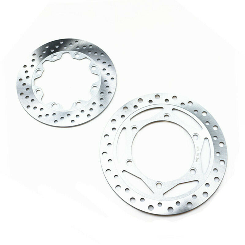 Front + Rear Brake Disc Rotor Disc for Kawasaki KL250 Super Sherpa 98 1997-2007