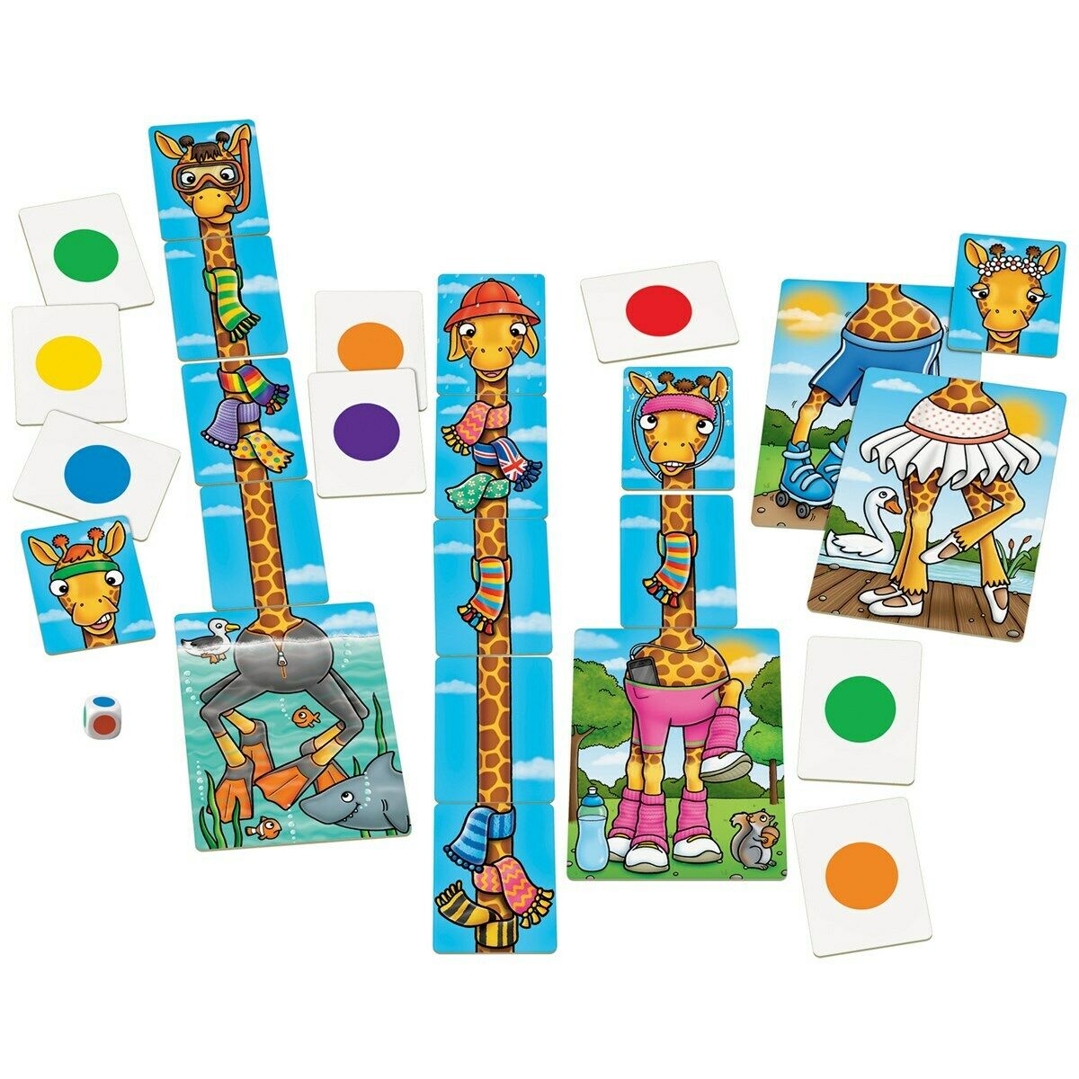 Orchard Toys 070 Giraffes In Scarves Fun Learning Kids Games Children Ages 4yrs+