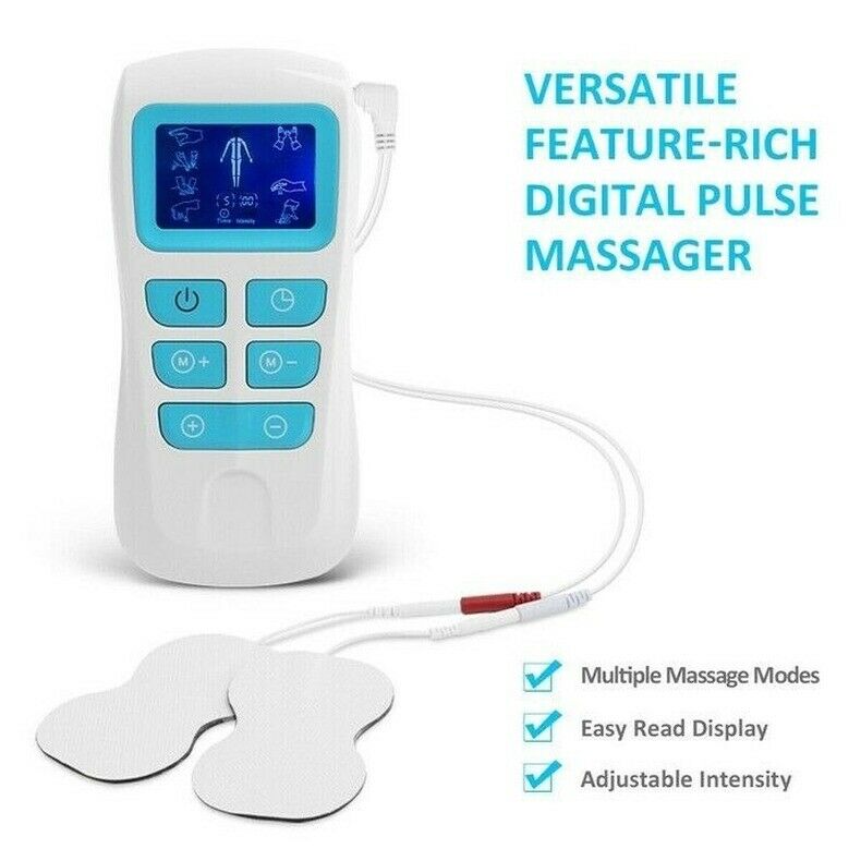 1 Set Tens Unit Electronic  Massager Pain Relief Therapy Gift PackPulse Digital