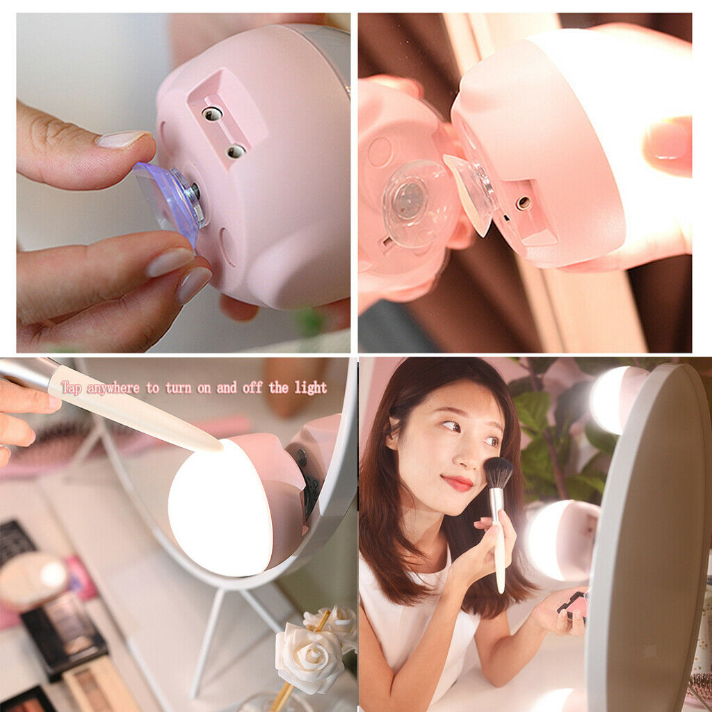 2 Pieces USB Charging Vanity Light Natural Led Lights for Dressing Room