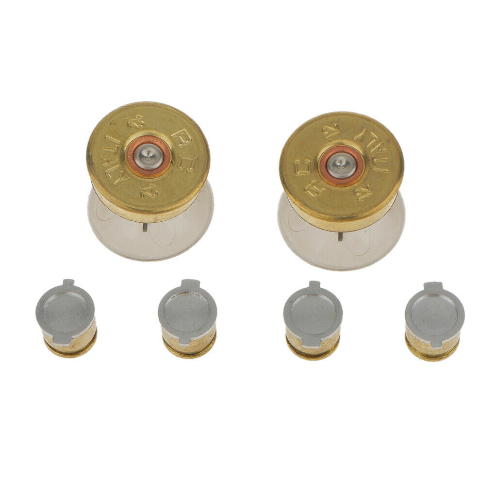Pair of Thumbstick + 4pcs Joystick Bull Ideal for PS4 Video Game Console DIY