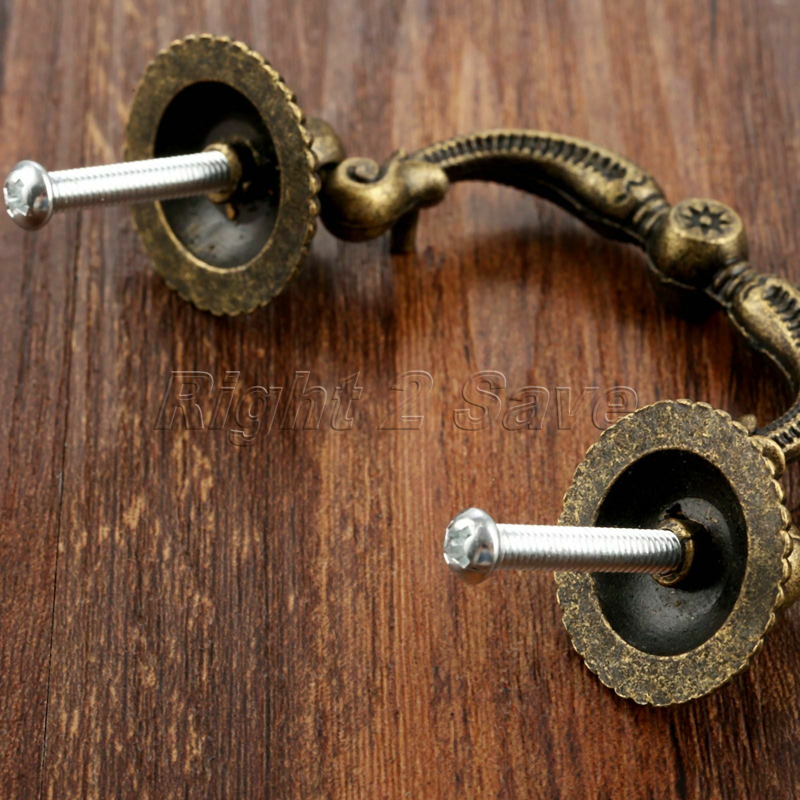 European Style Door Handle Retro Jewelry Box Drawer Pulls Furniture Cabinet Knob