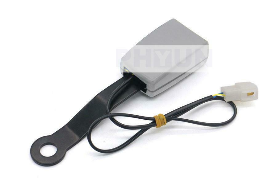 Seat Belt Buckle Padding Socket Plug Connector & Warning Cable For Car SUV Truck