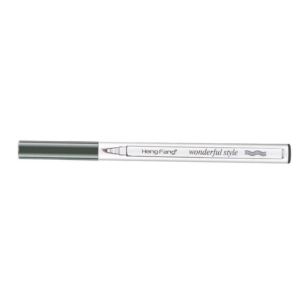 3 Count Tattoo Eyebrow Pencil with Waterproof Four-teeth Fork Shaped Tip, Long