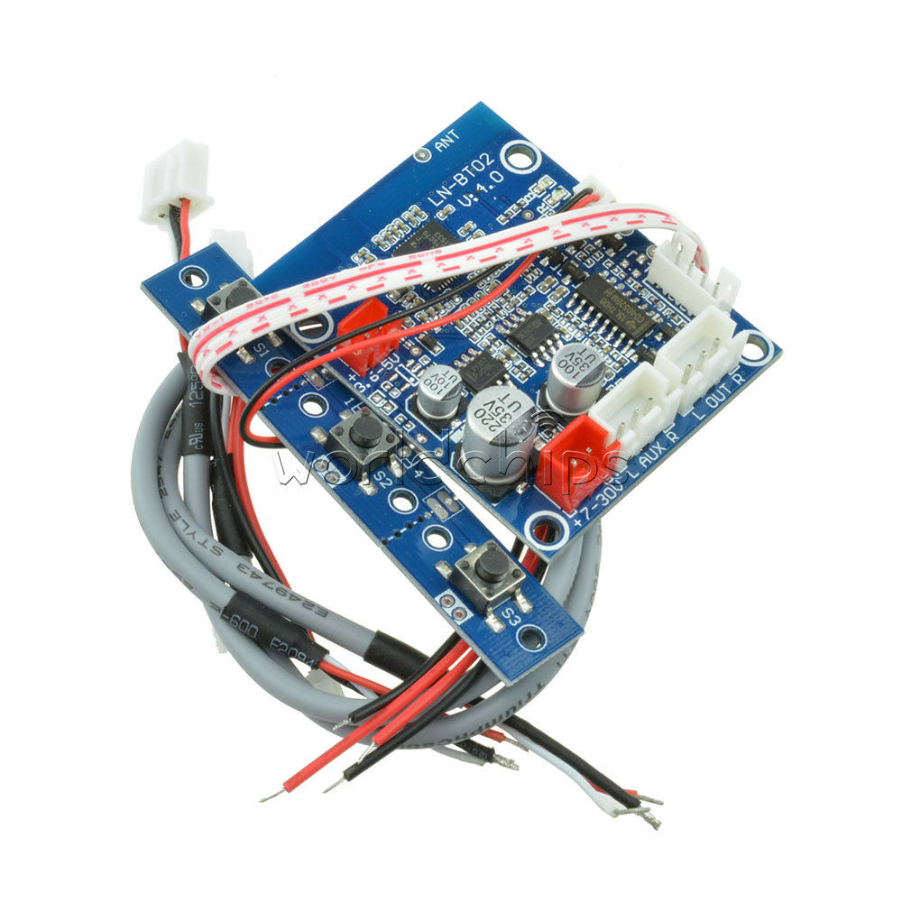 For Car Phone Bluetooth 4.0 Audio Receiver Board Stereo Sound Module LN-BT02