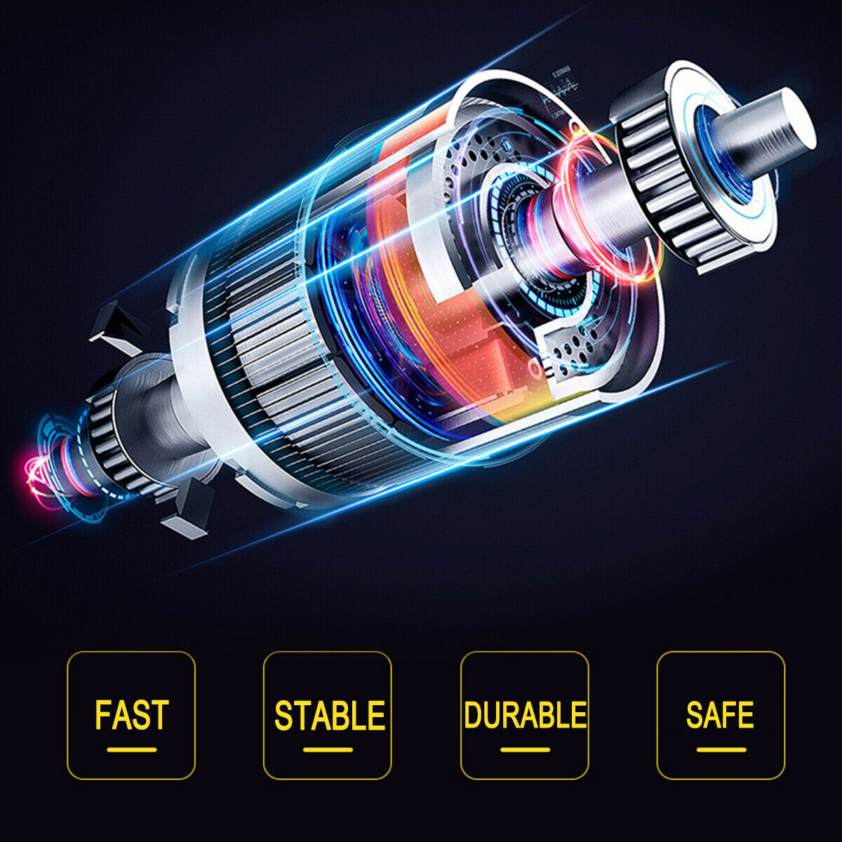 2000mAh Digital Car Tyre Inflator  Portable Electric 12V Air Compressor  â—