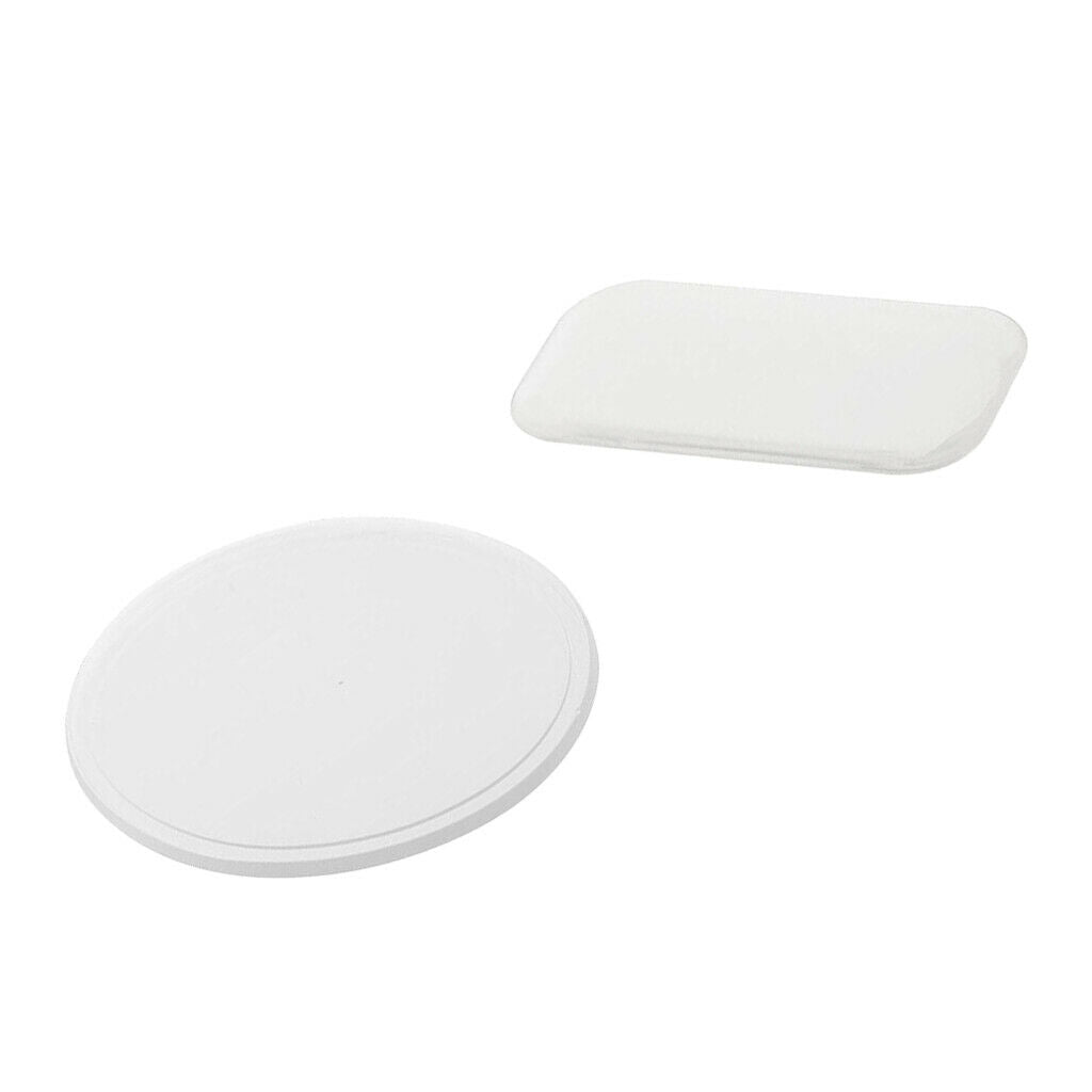 2 Pieces Silicone Eyelashes Support Tray Eyelash Extensions Reusable Tool