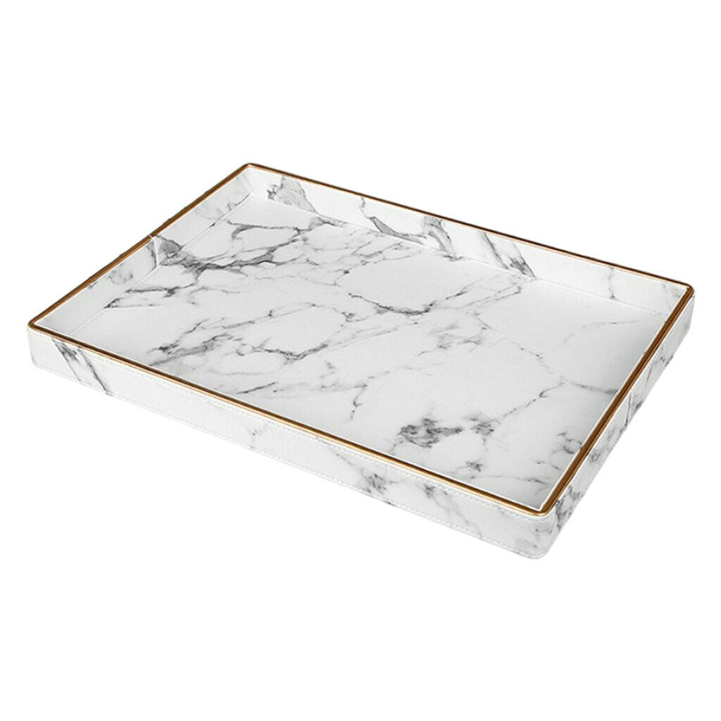 Marble Texture Serving Tray Storage Containers Boxes Tray Gifts