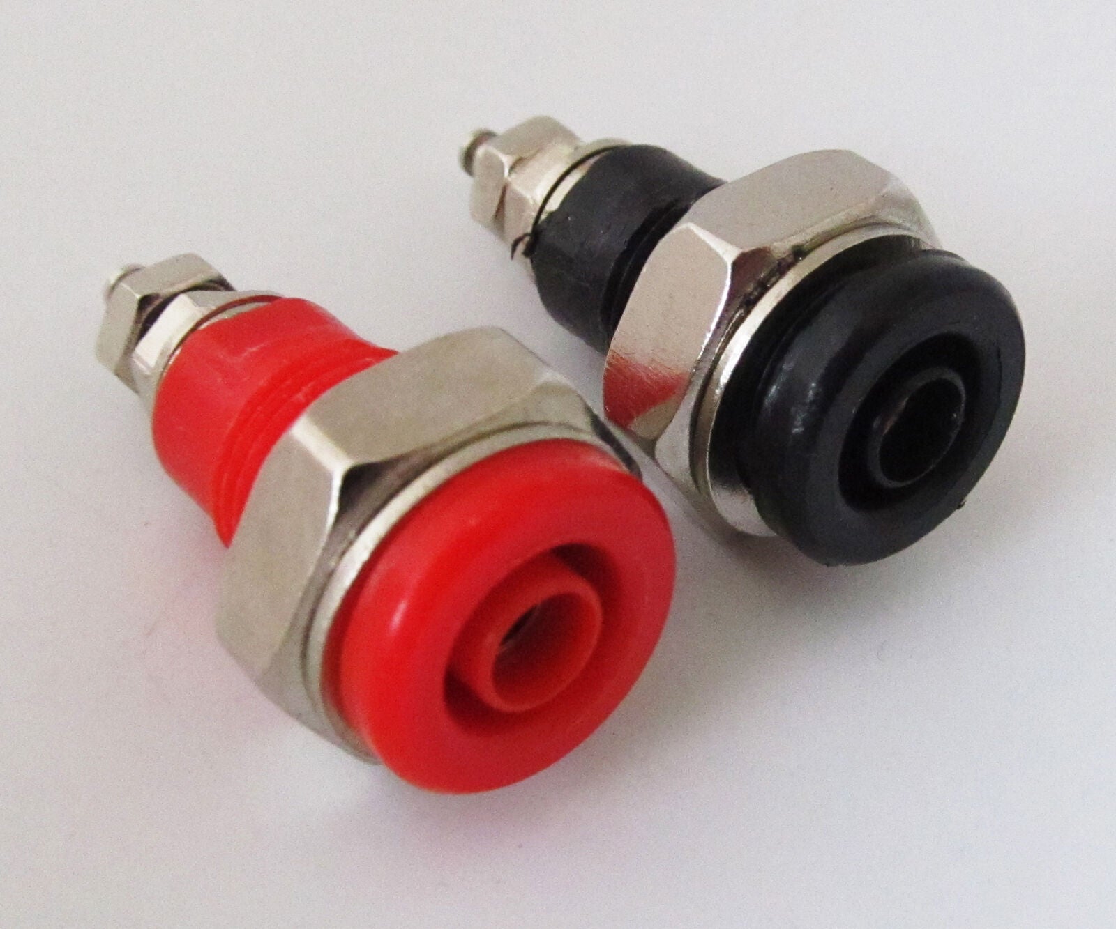 10pcs High-voltage Terminal Hex Screw Binding Post 4mm Banana Jack Female Socket