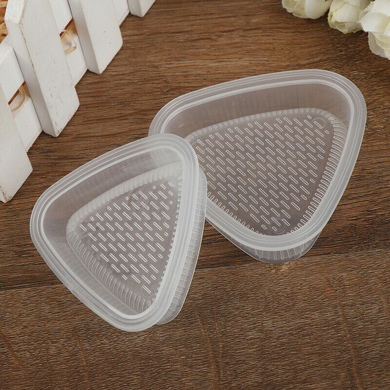 2Pcs Transparent Practical Kitchen Bento Decorating Sushi Onigiri Mold CRAUJBDA