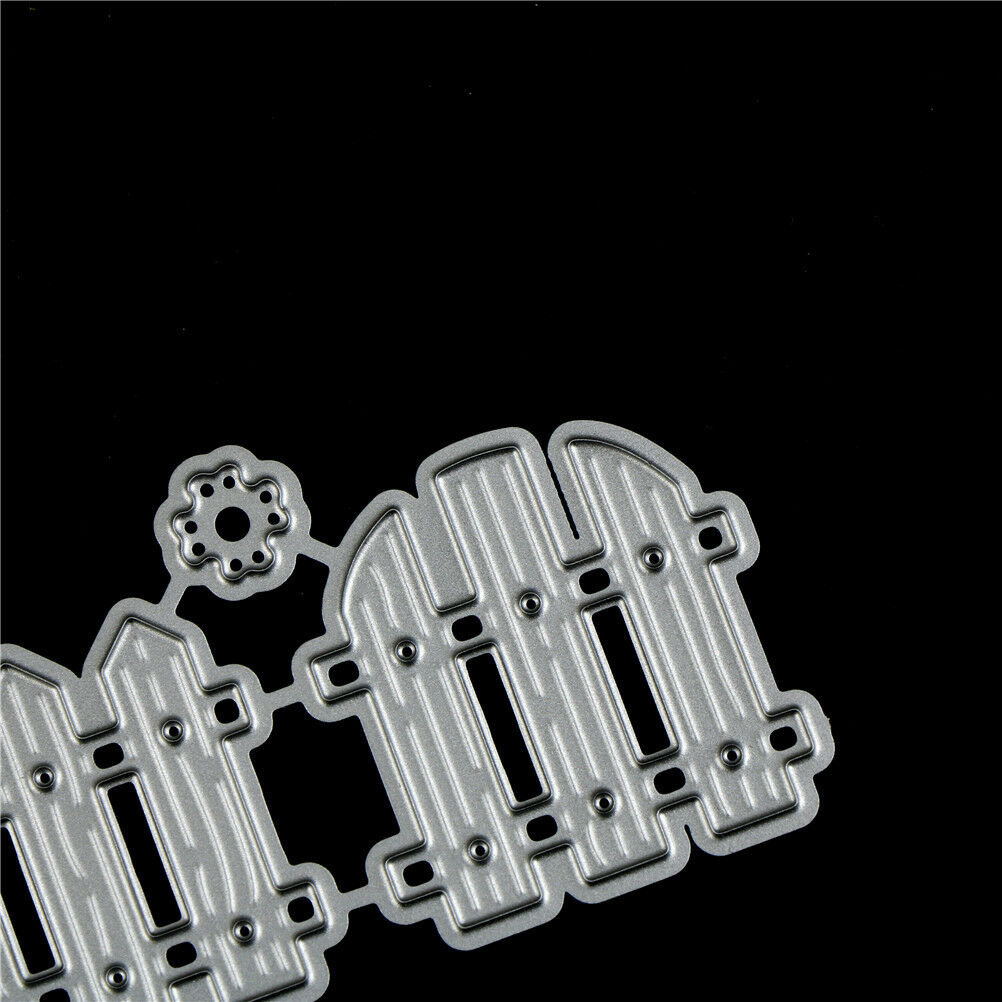 2Pcs Fence Design Metal Cutting Die For DIY Scrapbooking Album Paper Card.l8
