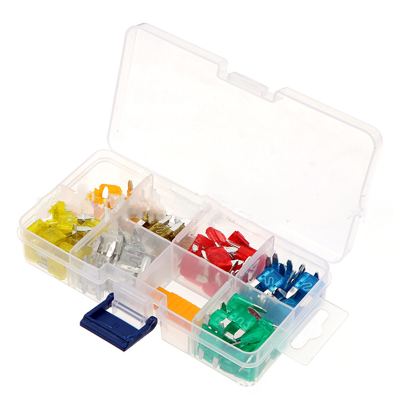 120Pcs Small Fuse Combination Set, Car Blade Fuse Box 5-30A