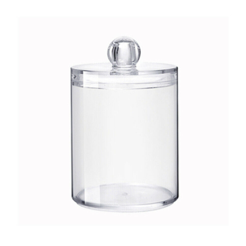 Transparent Organizer Cotton Swab Storage Box Acrylic Cotton Pad Storage Box