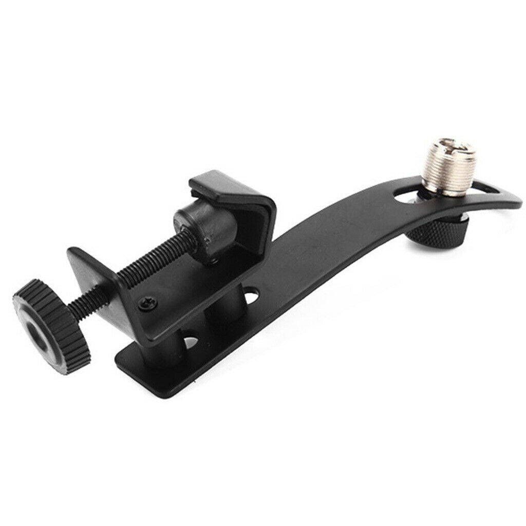 2x Clamp Mounted on Microphone Stand Jazz Drum Accessories