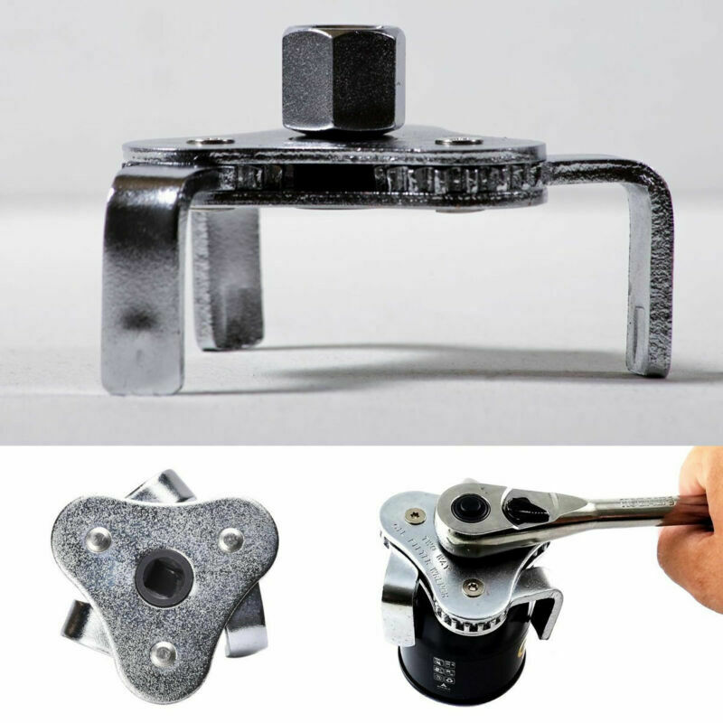 Universal Car 3 Jaws Two Ways 55-108mm Oil Filter Wrench Removal Tool Adjustable