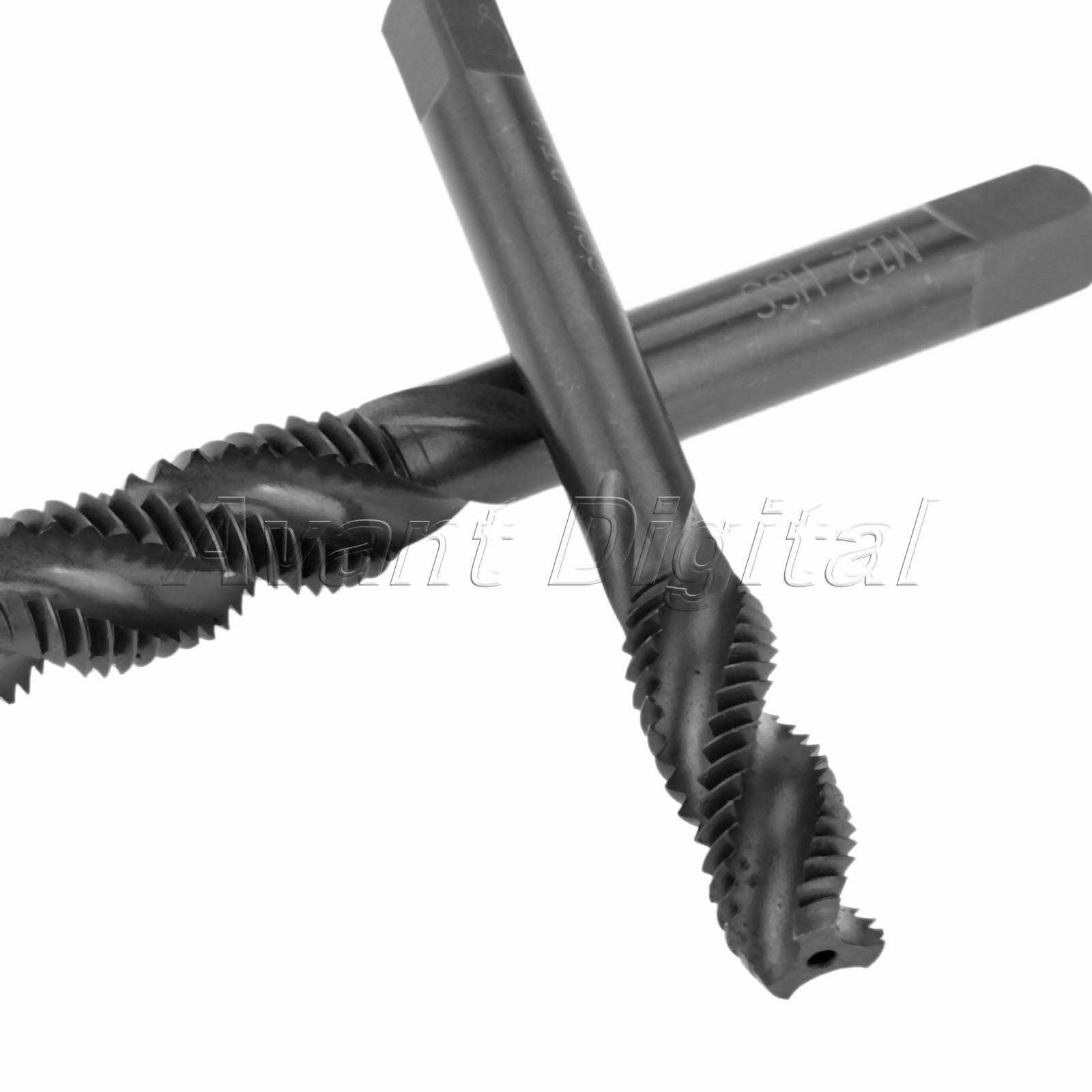 High Quality Metric Spiral Flute Taps Tapping Metalworking Drill Bits 7pcs/set
