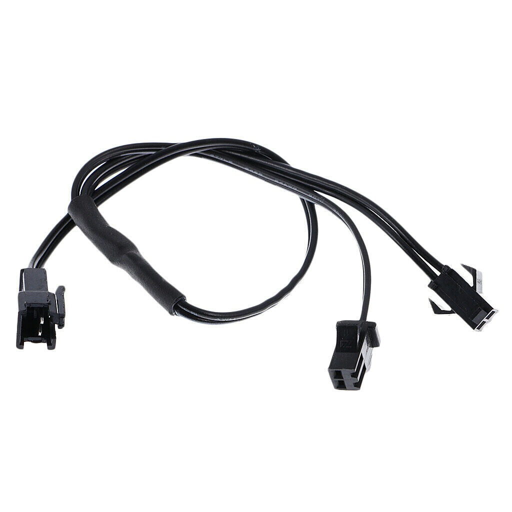 2 4 EL Wire Splitter For Glow EL Wire Rope Connector Car Interior Part Accs