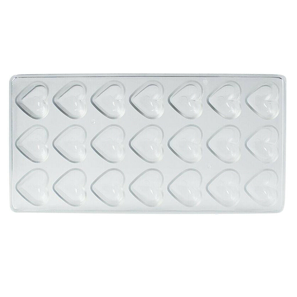 Chocolate Mold Fondant Cake Mould Tray Plastic Dessert Decorating Heart