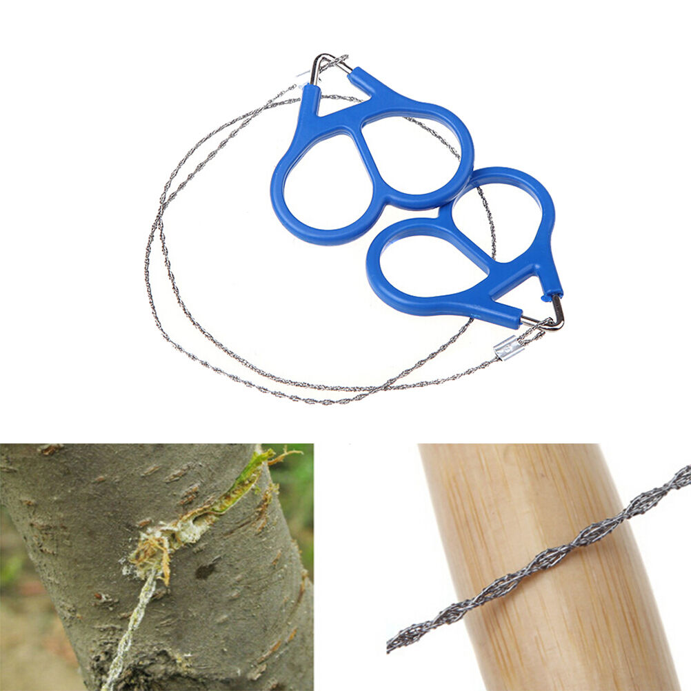 Stainless Steel Ring Wire Camping Saw Rope Outdoor Survival Emergency Too.l8